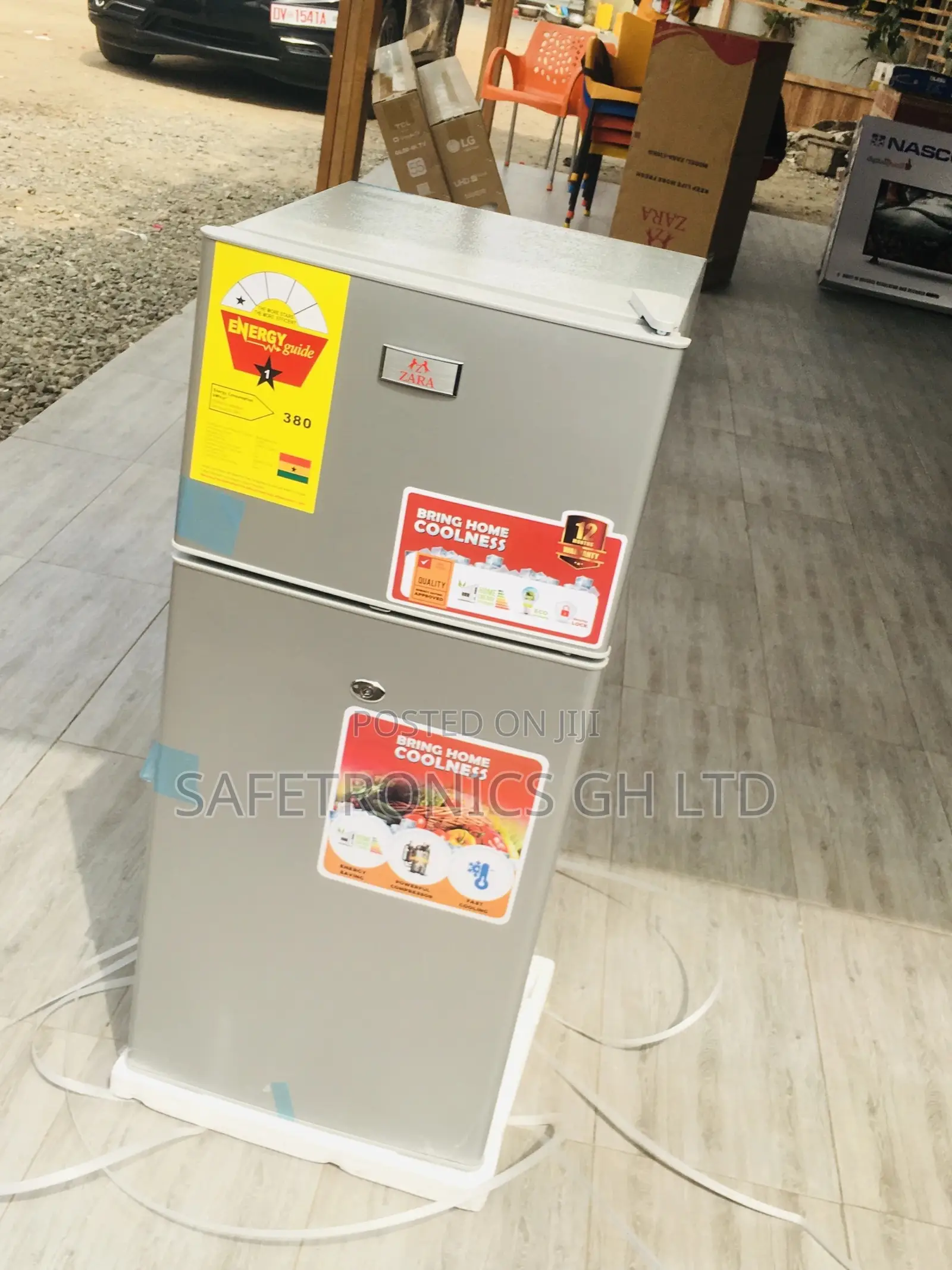Purchase Gray Topfreezer Doubledoor Zara-135kh Fridge