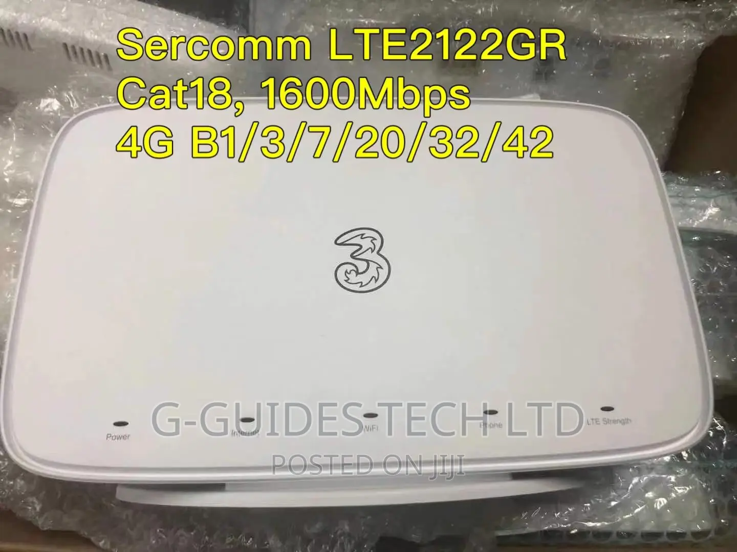 Sercomm 4G Home Broadband AC1600 Cat18 Router , 4G Router
