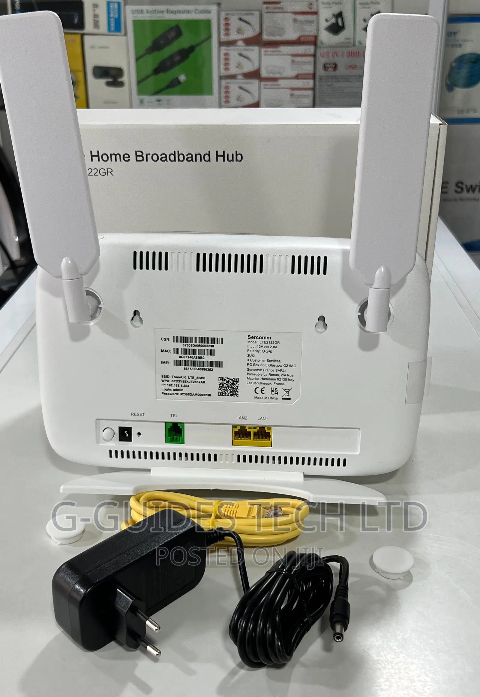 Sercomm 4G Home Broadband AC1600 Cat18 Router , 4G Router