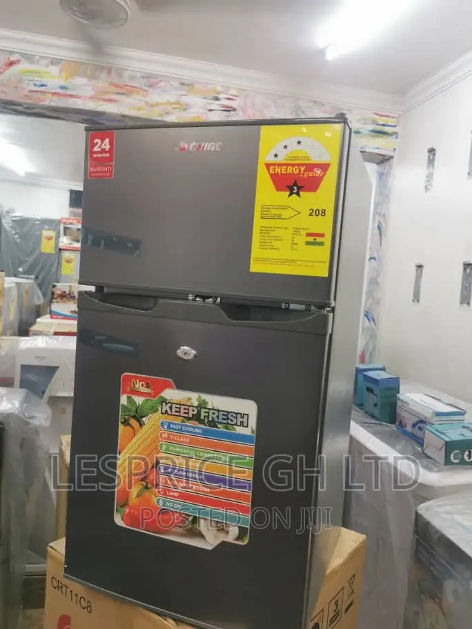 Chigo 85L// Double Door Table Top Fridge in Osu Kitchen Appliances