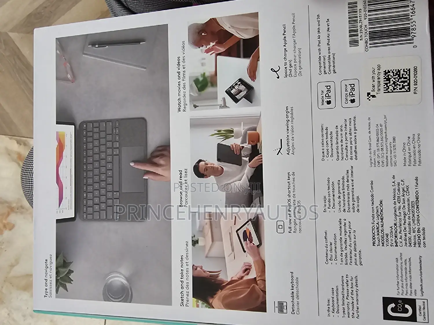 Logitech Combo Touch iPad Air 4/5 Keyboard Case
