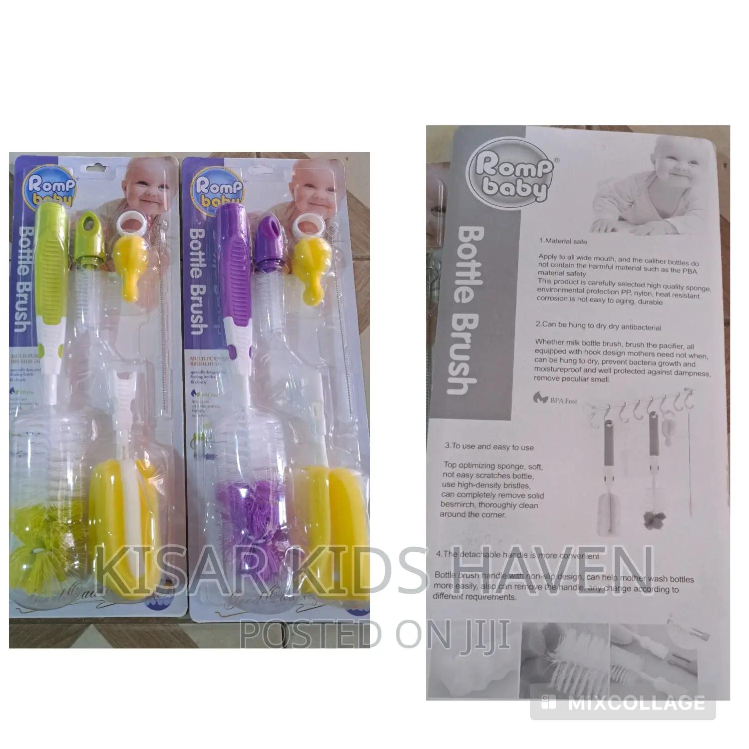 5 Pieces Feeding Bottle Brush