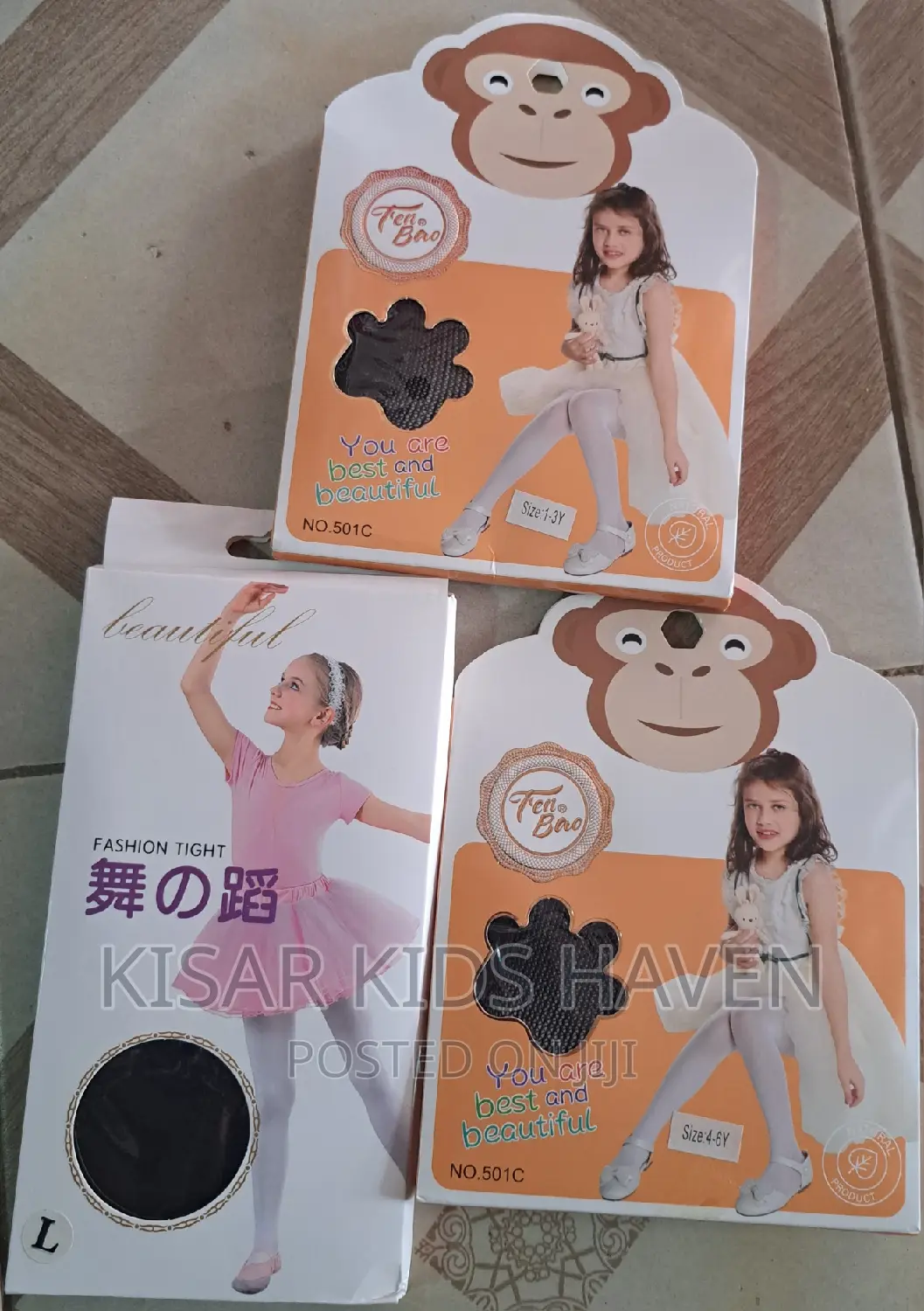 Girls Net Stocking Black, 1 to 3yrs,4 to 6yrs,7 to 9