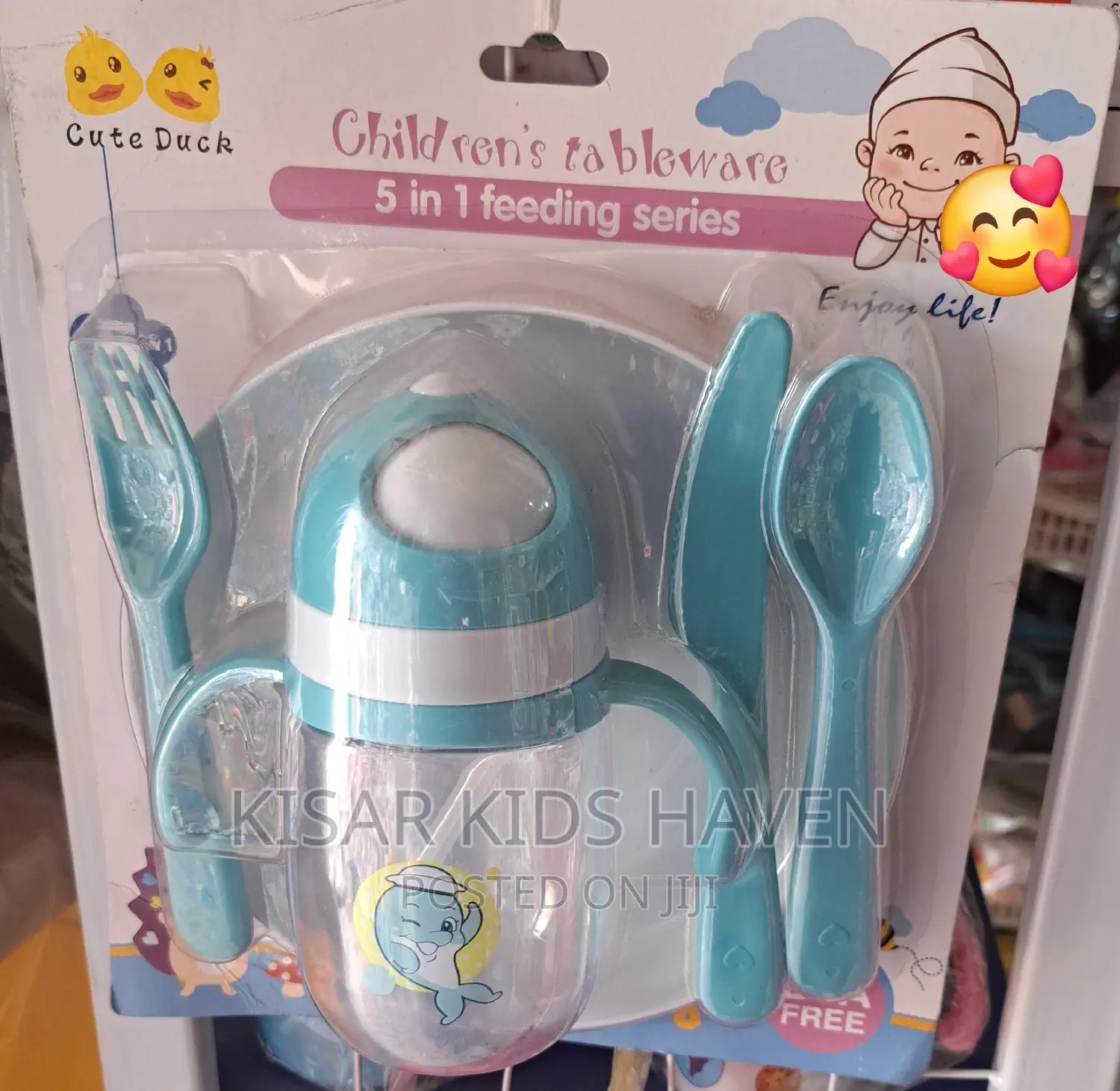 5 Pieces Baby Feeding Set 6months to 3 Years