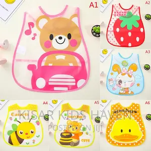 Kids Rubber Bibs 6 Months to 2 Years
