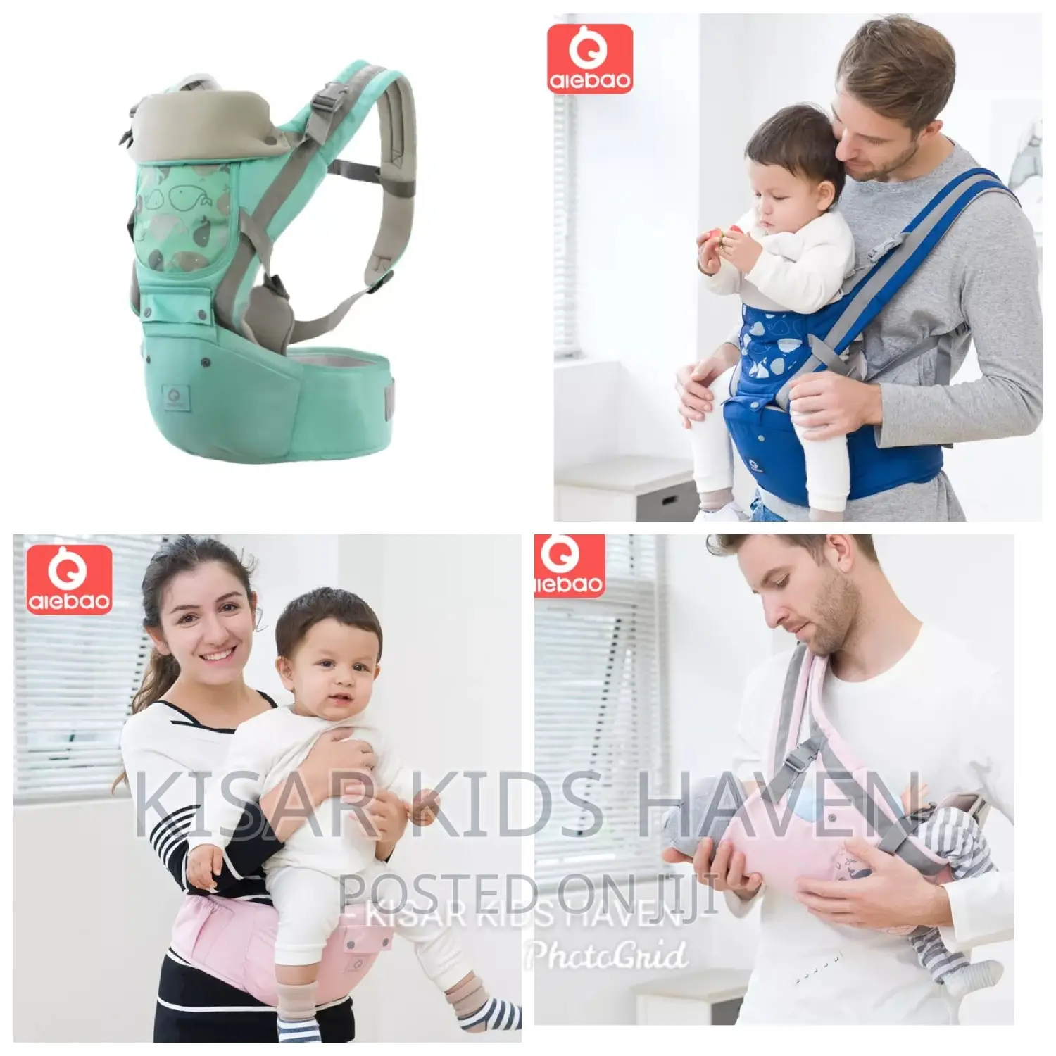 Aiebao Hip Baby Carrier 0 to 3 Years ( 3.5kg to 20kg)