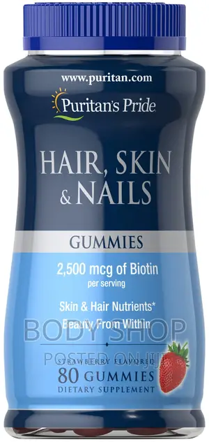 Puritans Pride Hair, Skin and Nails Gummy With Collagen