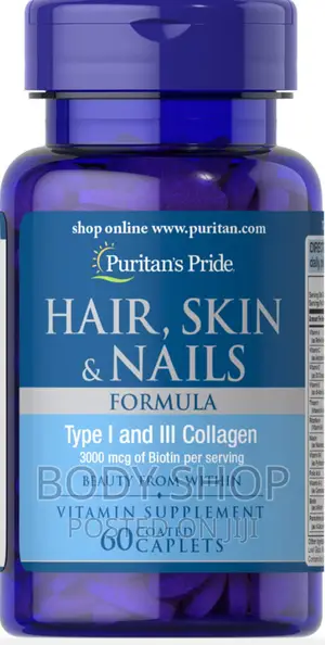 Puritans Pride Hair, Skin and Nail Tabs / Biotin + Collagen