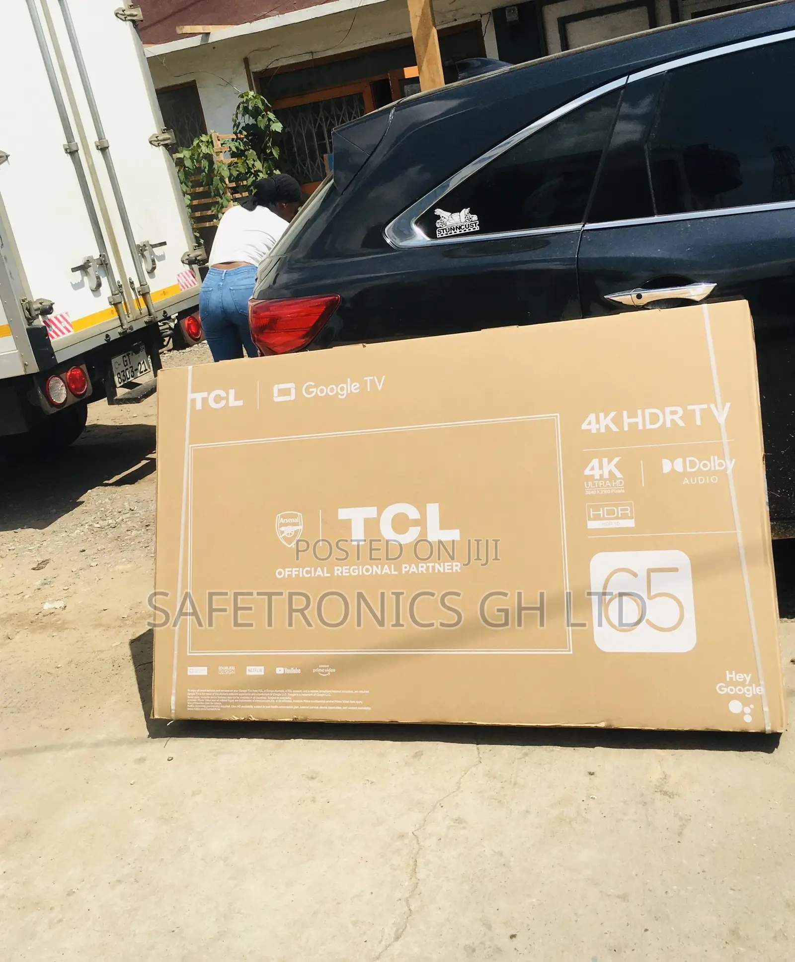 TCL Smart Black Electric Glossy Led P636 HDR 65 Inches