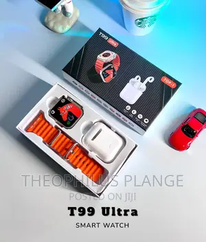 T99 Ultra Smart Watch With With Airpods