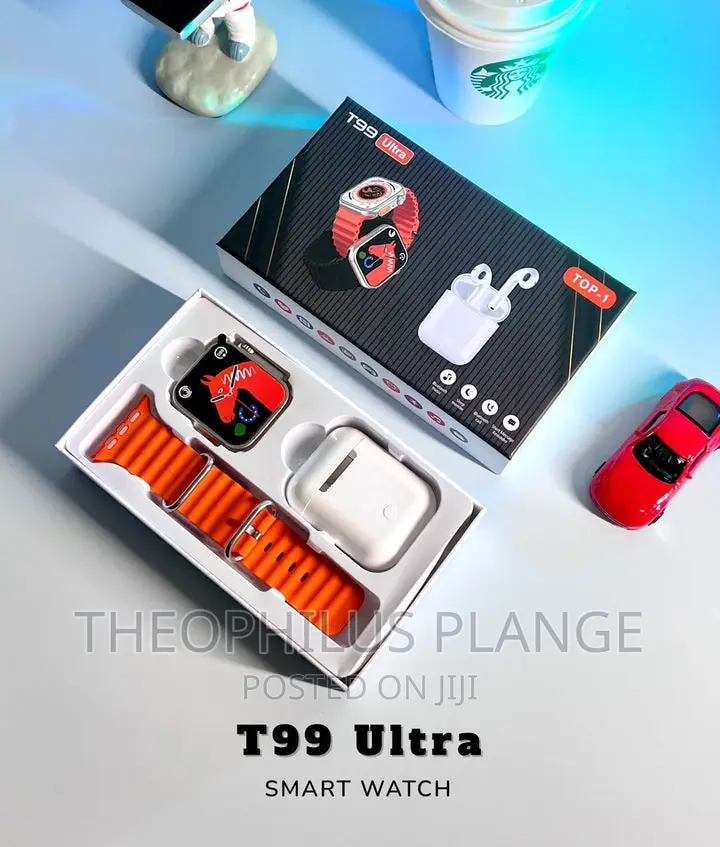 T99 Ultra Smart Watch With With Airpods