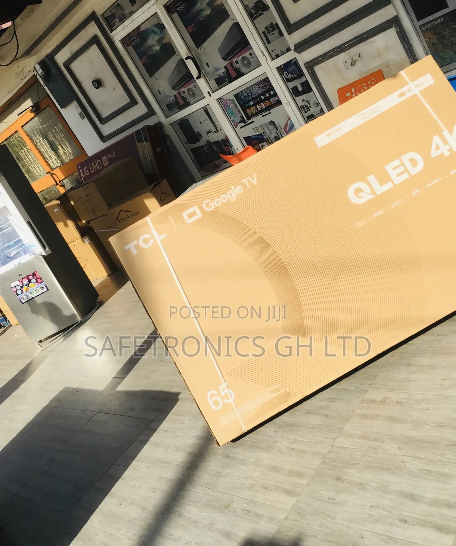 Qled 65 Inches Glossy Smart Black Electric UHD TCL Tv