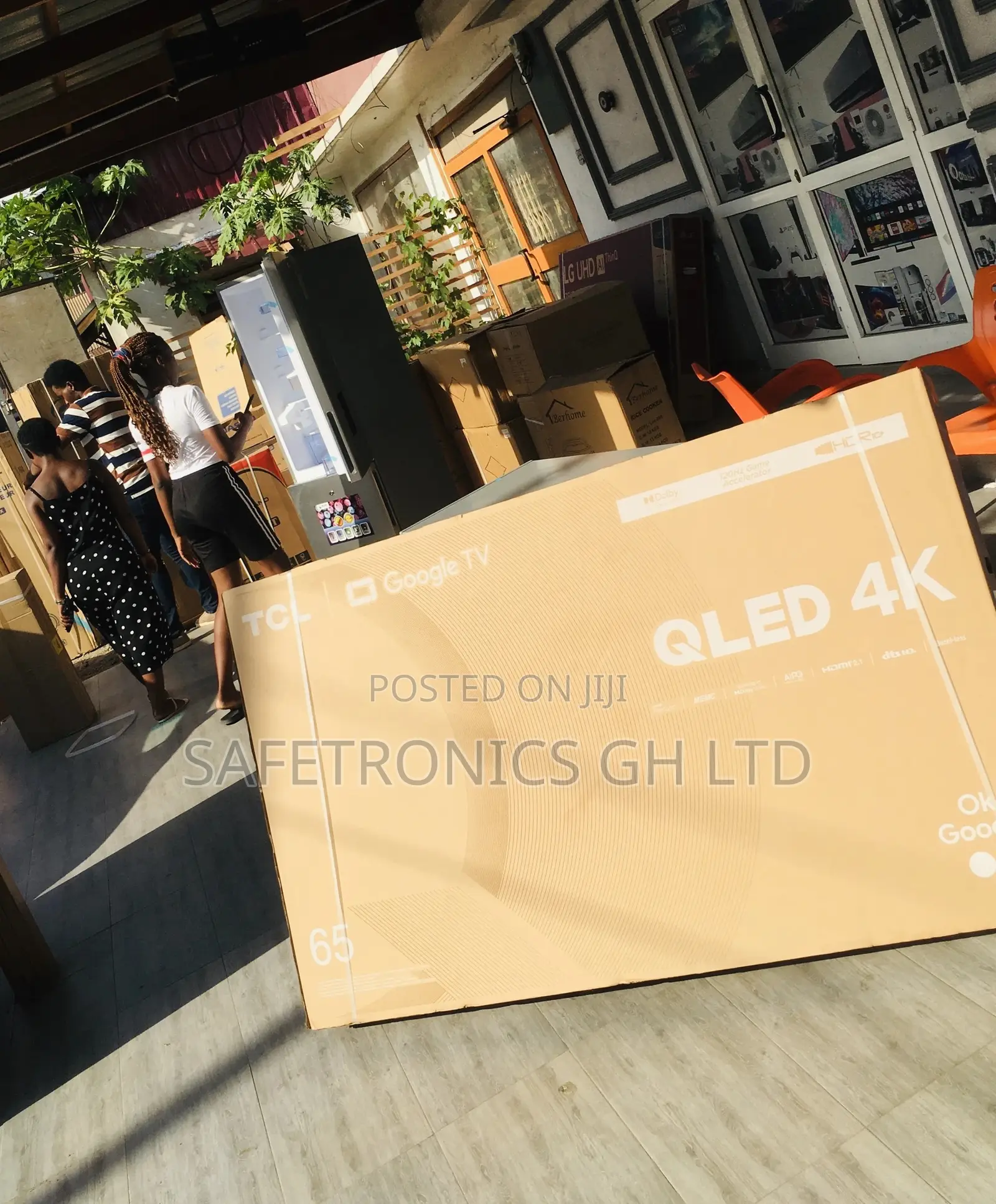 65 Inches Glossy Qled Black Electric C635 TCL Smart Tv