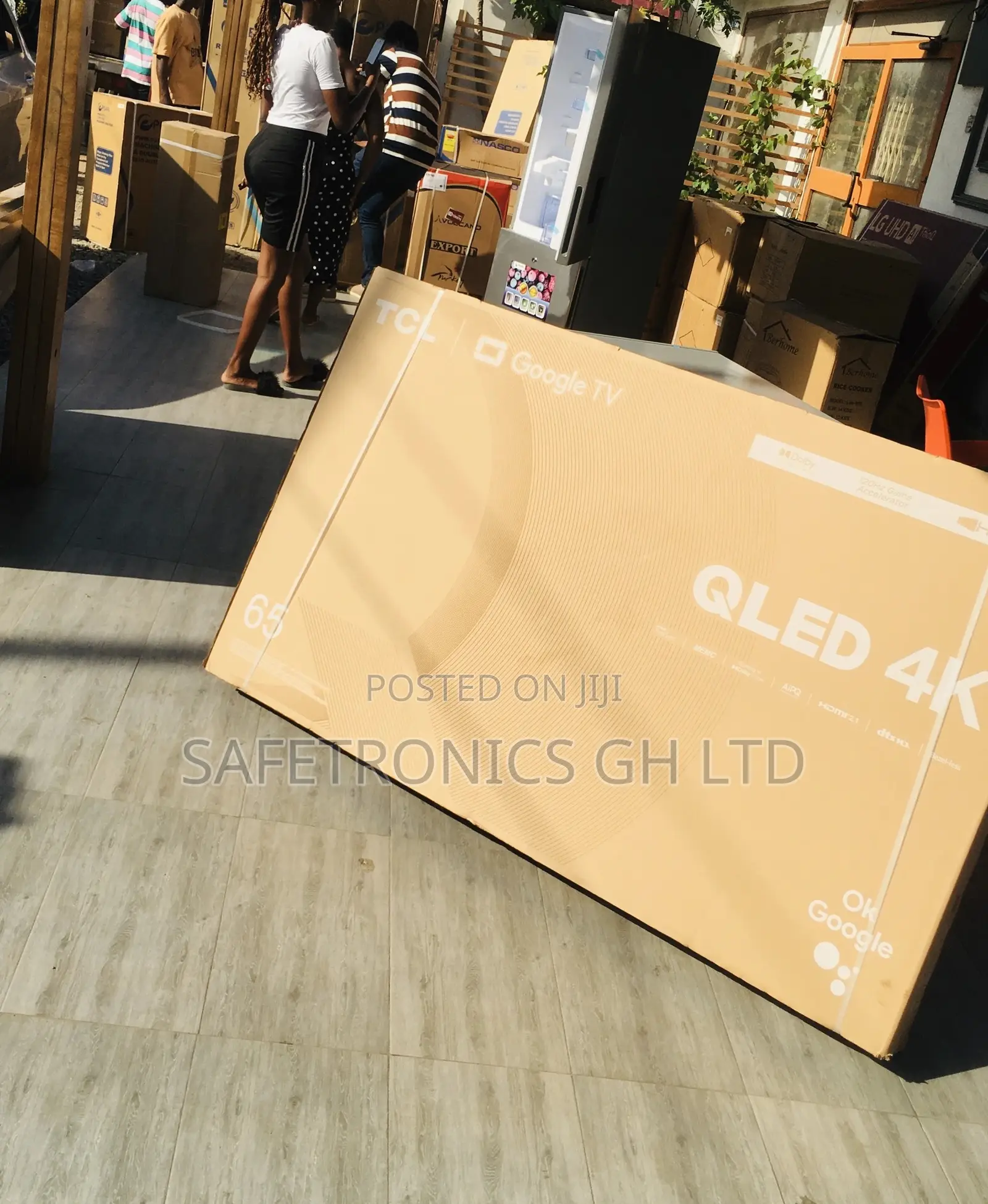 65 Inches Glossy Qled Black Electric C635 TCL Smart Tv