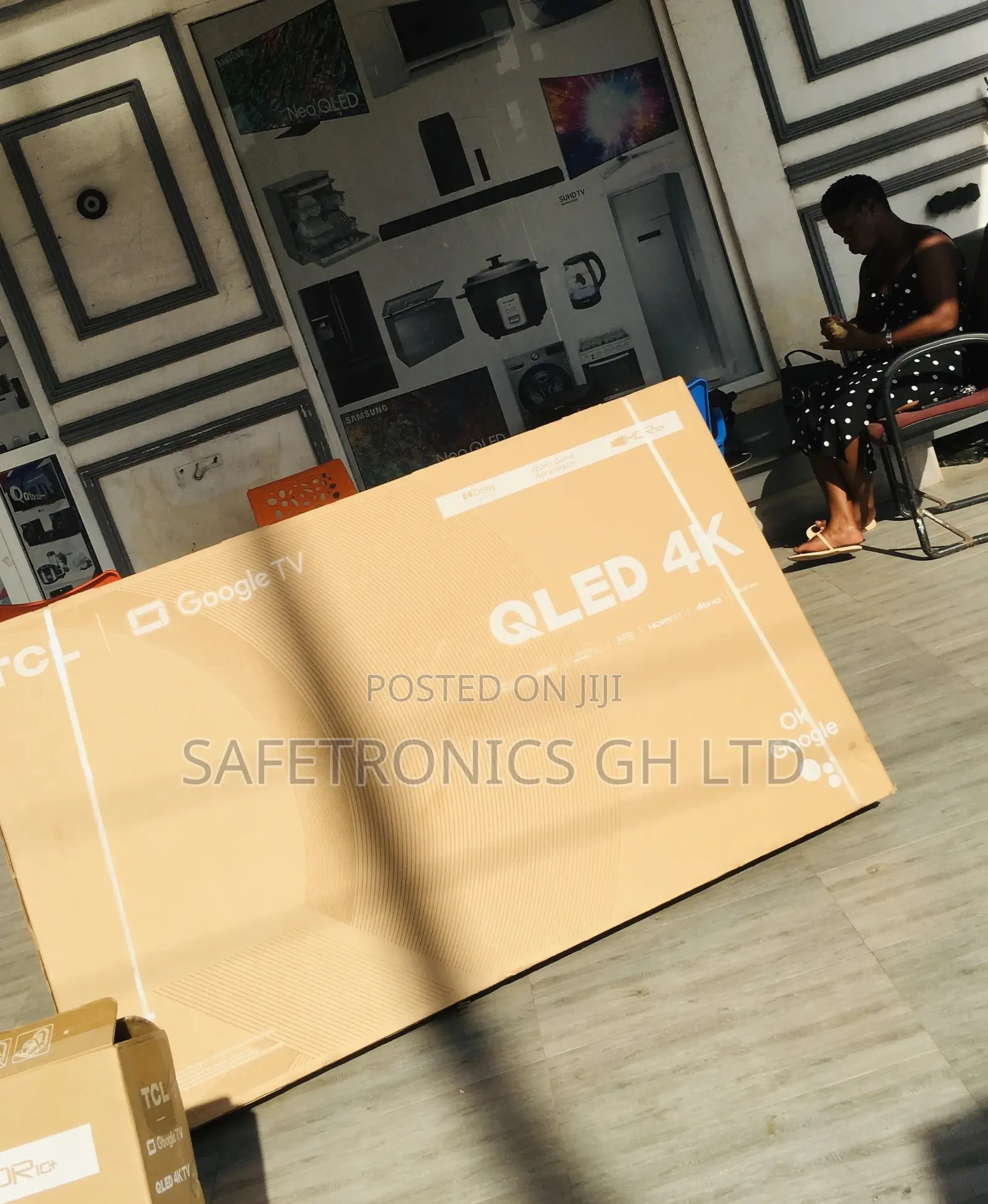 C635 TCL 65 Inches Glossy Qled Smart Electric QLED Black Tv