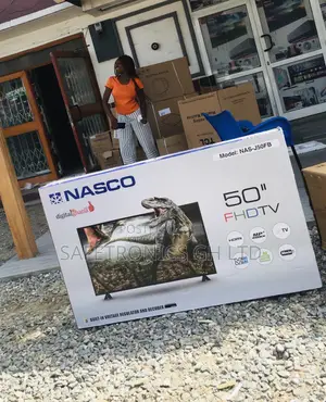 Full HD Black Electric 50 Inches Glossy Nasco Digital Tv