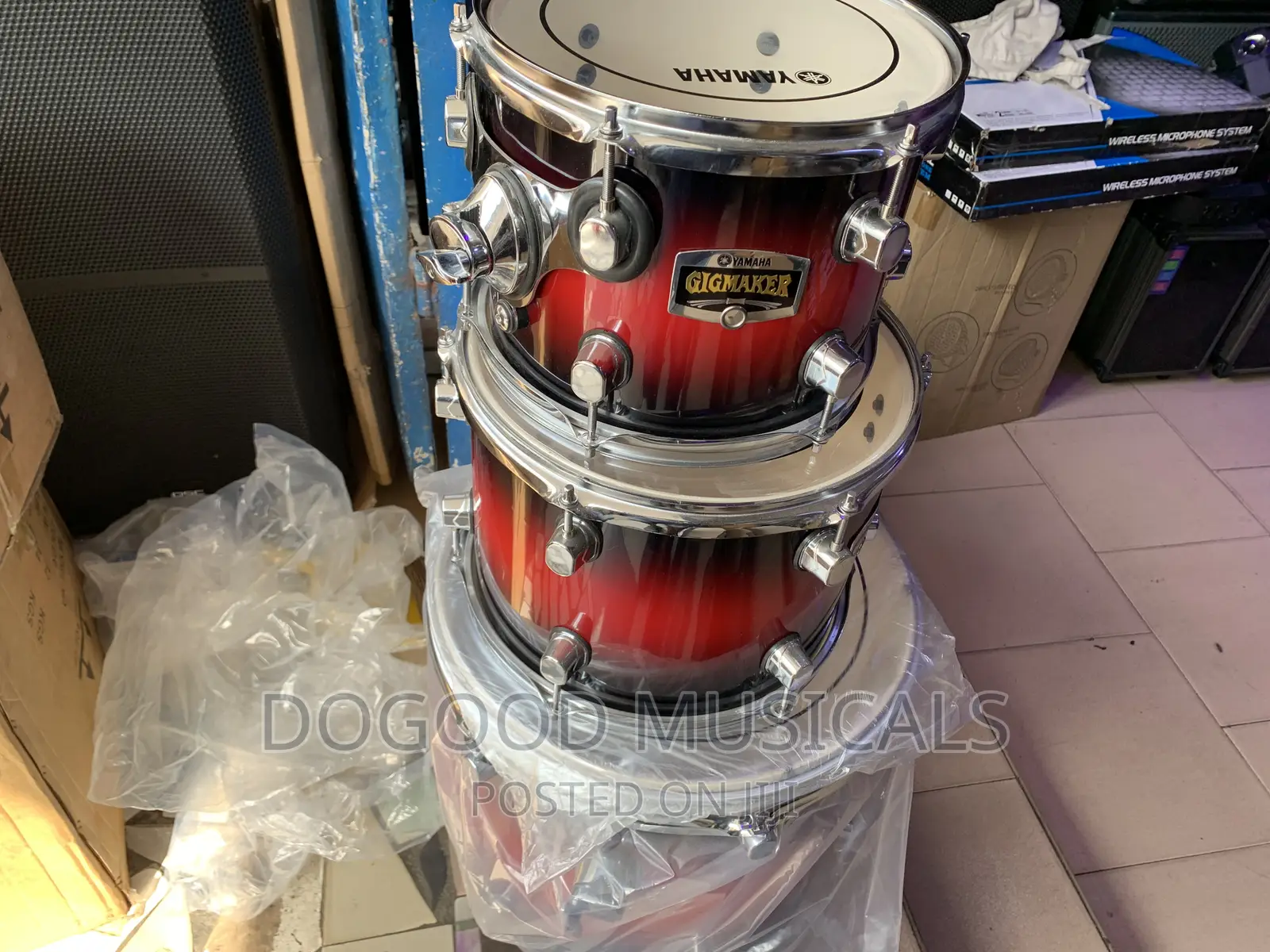 Yamaha Acoustic Drumset (5piece)