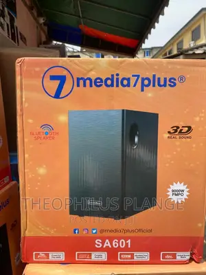 Media 7 Plus Sound Bar and Speaker .