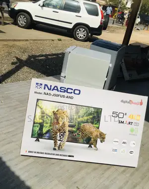 Smart Black Electric LED Glossy Nasco 50 Inches Tv