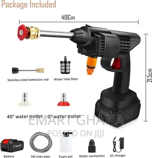 Rechargeable Electric High Pressure Water Gun With Adjustabl