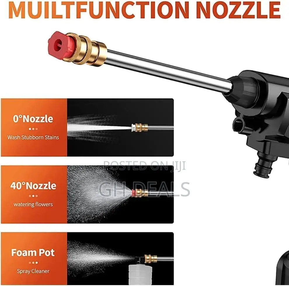 Rechargeable Electric High Pressure Water Gun With Adjustabl