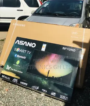 Smart UHD Black Electric 50 Inches Glossy Asano LED Tv