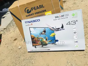 LED Black Glossy Nasco Smart Electric 43 Inches Tv