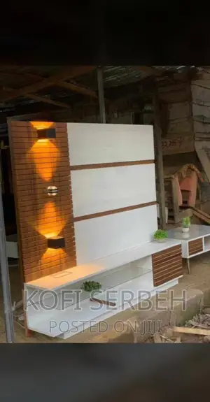 Led Tv Stand With a Center Table