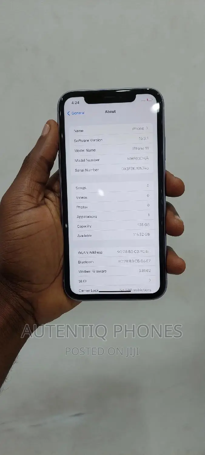 Apple iPhone 11 128 GB Purple