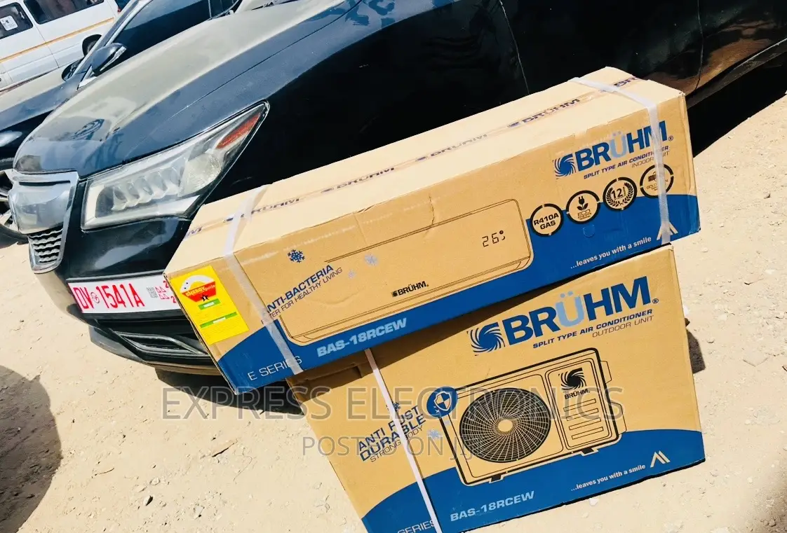 Coolwave Split R410 Gas Air Conditioner Bruhm 1.5hp