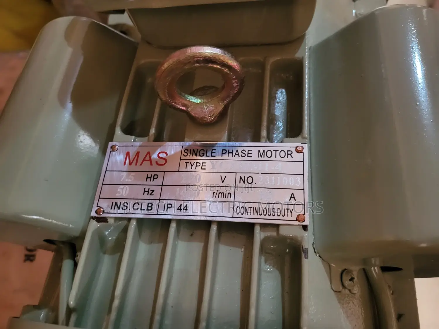 7.5hp (5.5kw) Single Phase Electric Motor – Heavy Duty – 220v