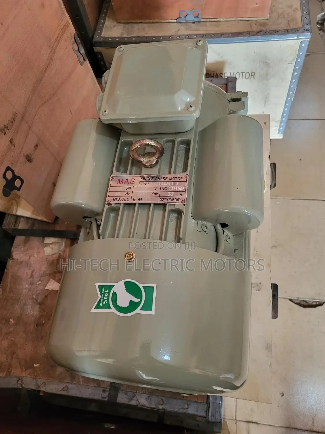 7.5hp (5.5kw) Single Phase Electric Motor – Heavy Duty – 220v