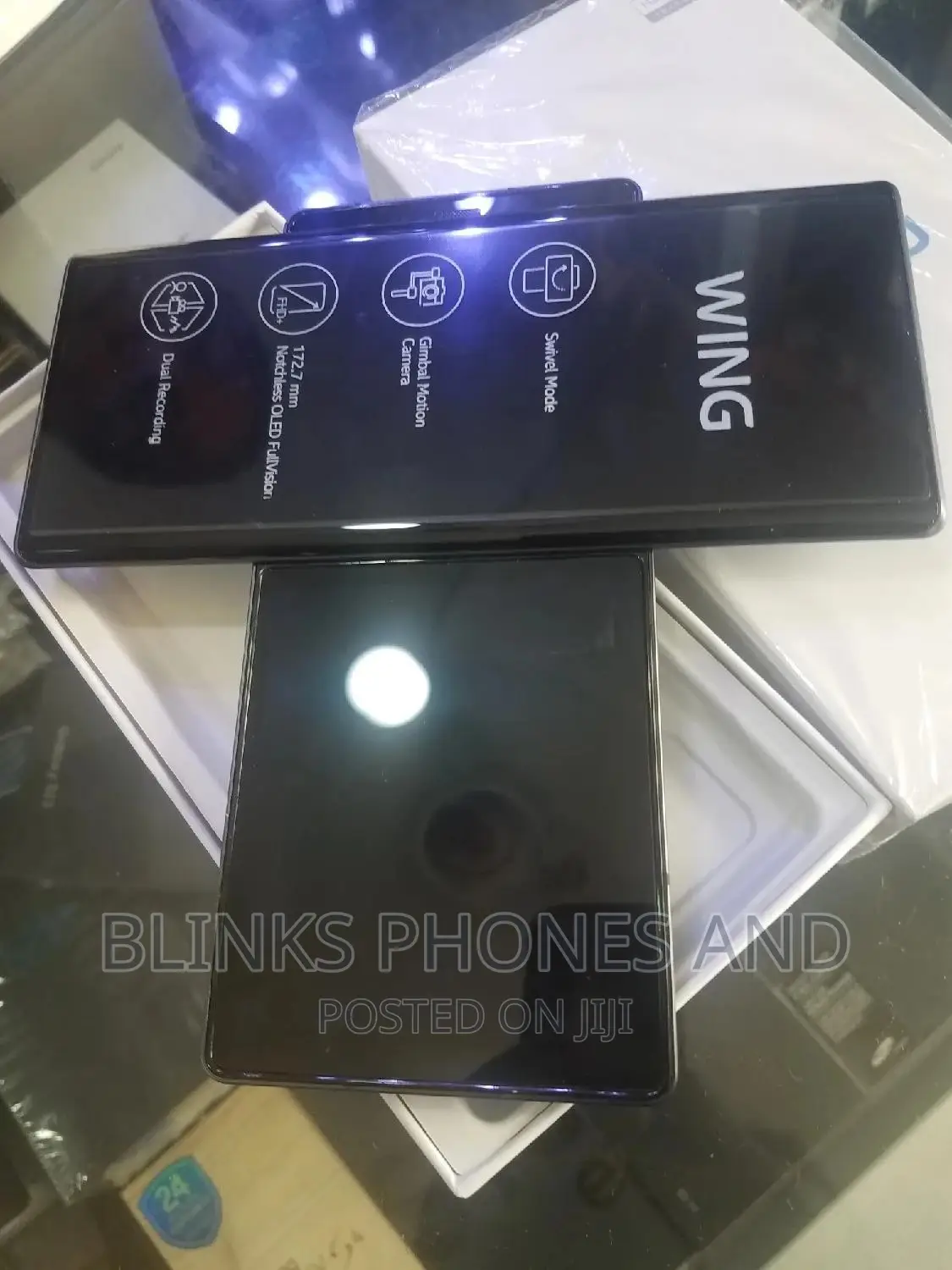 New LG Wing 5G 128 GB Black