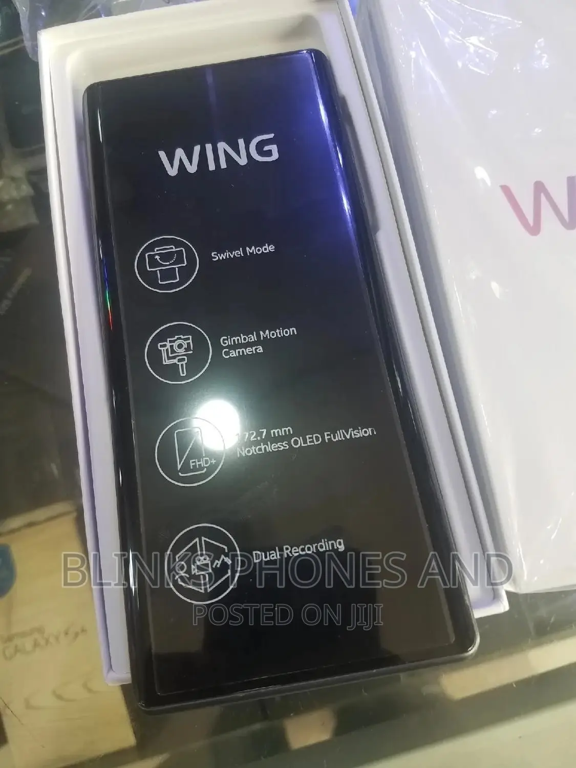 New LG Wing 5G 128 GB Black