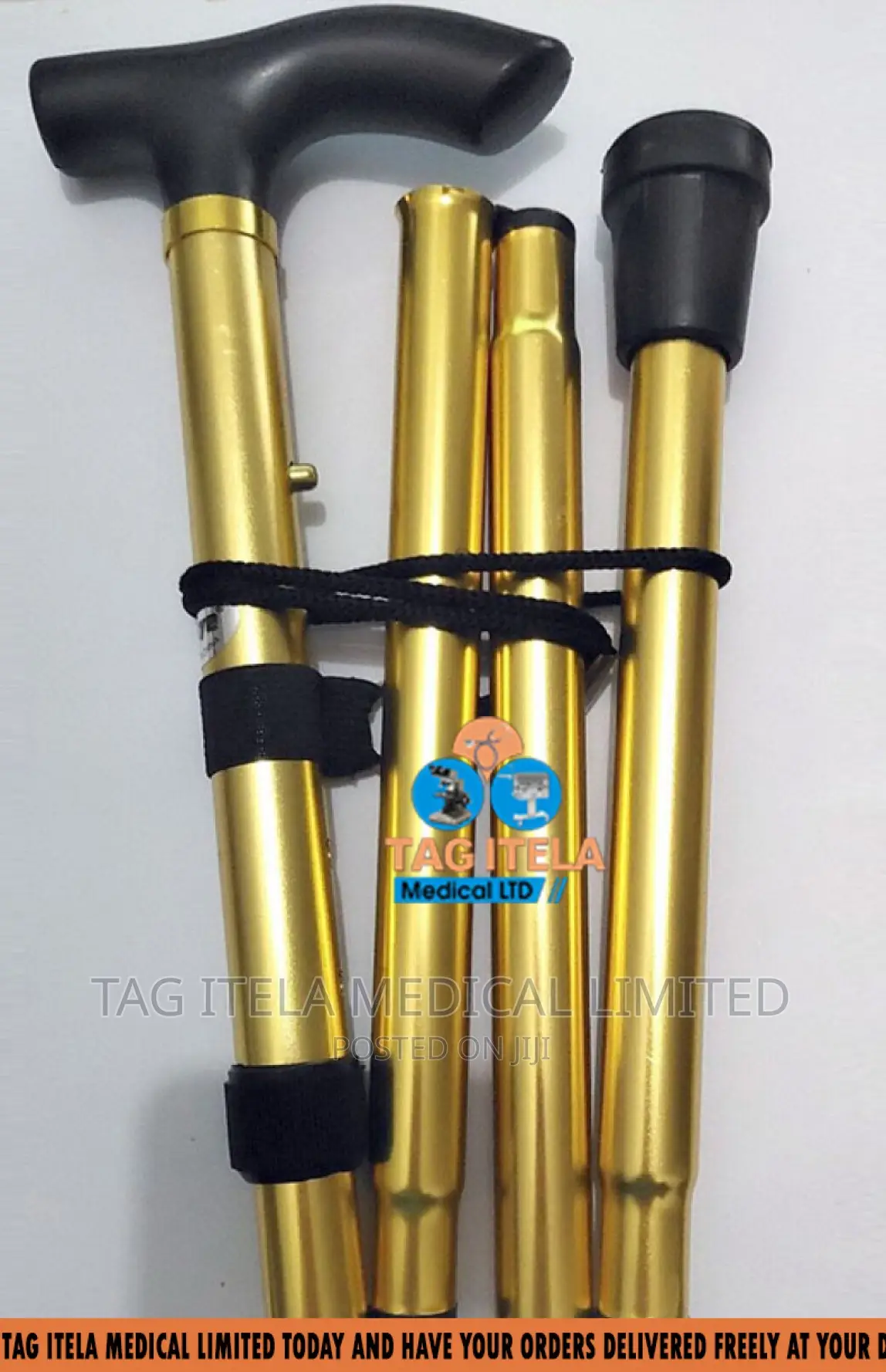 Walking Stick (Foldable) in Accra Metropolitan Medical Supplies