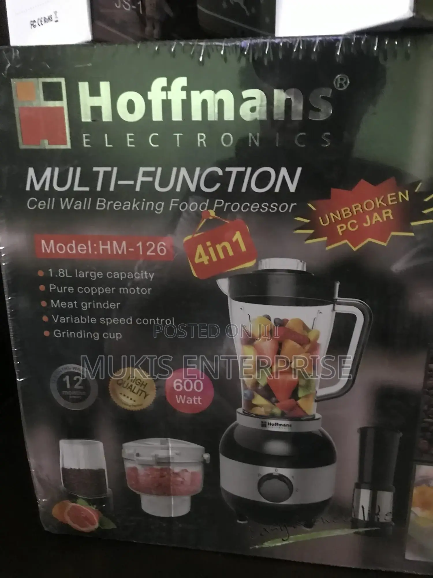 Hoffmans Multifunction Cell Wall Breaking Food Processor