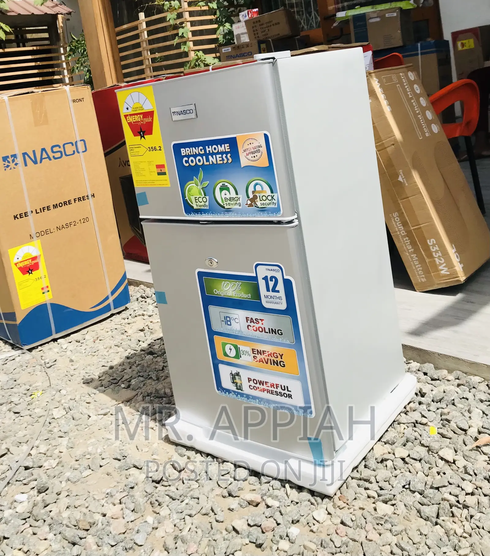 Extremely Cooling Nasco Nasf2-120 Table Top Fridge,Gray.