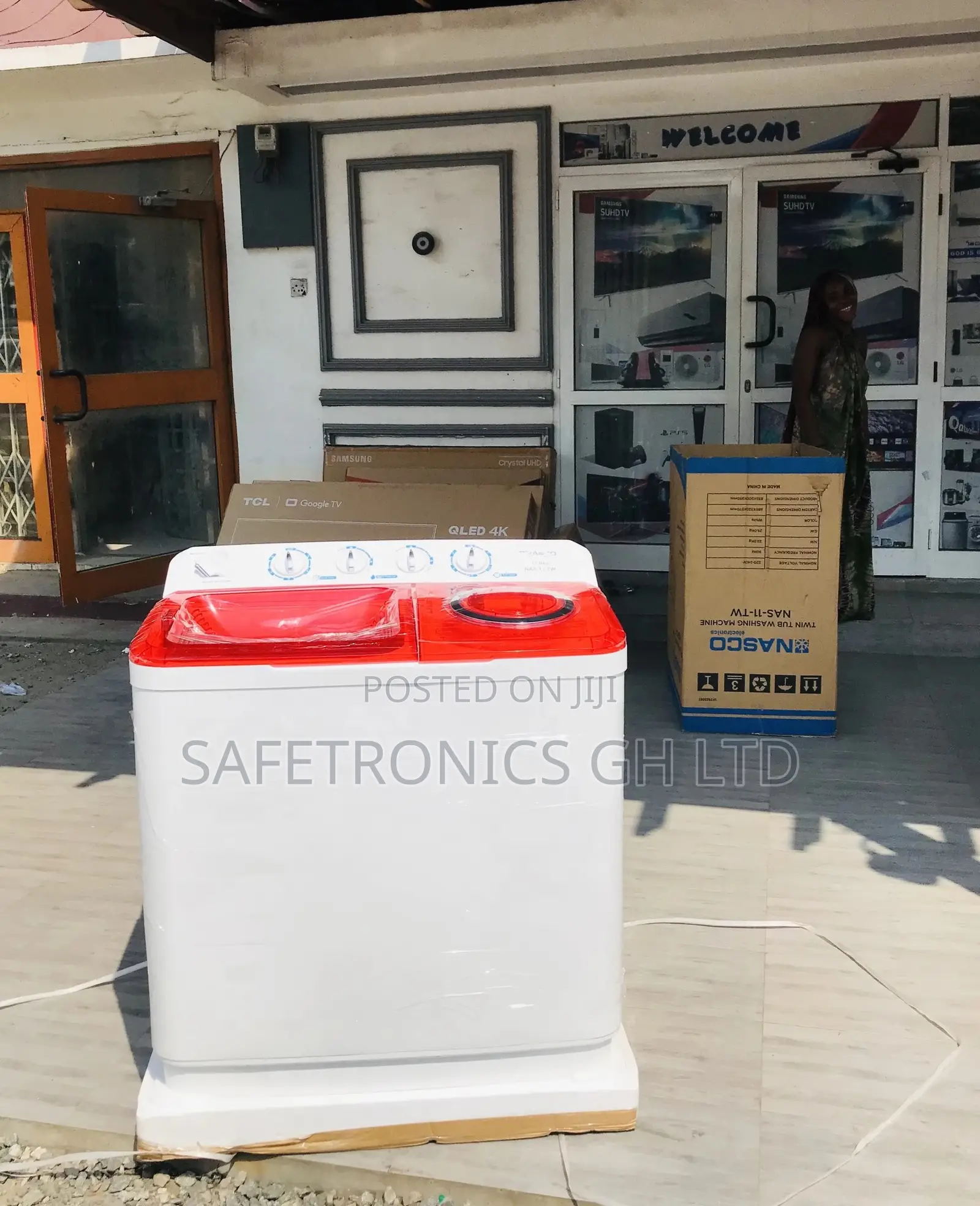 Electric Nasco 11kg Semiautomatic Topload Washingmachine