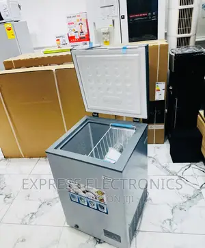 Ice  Vault Chest Freezer Single Door Pearl 100L Grey