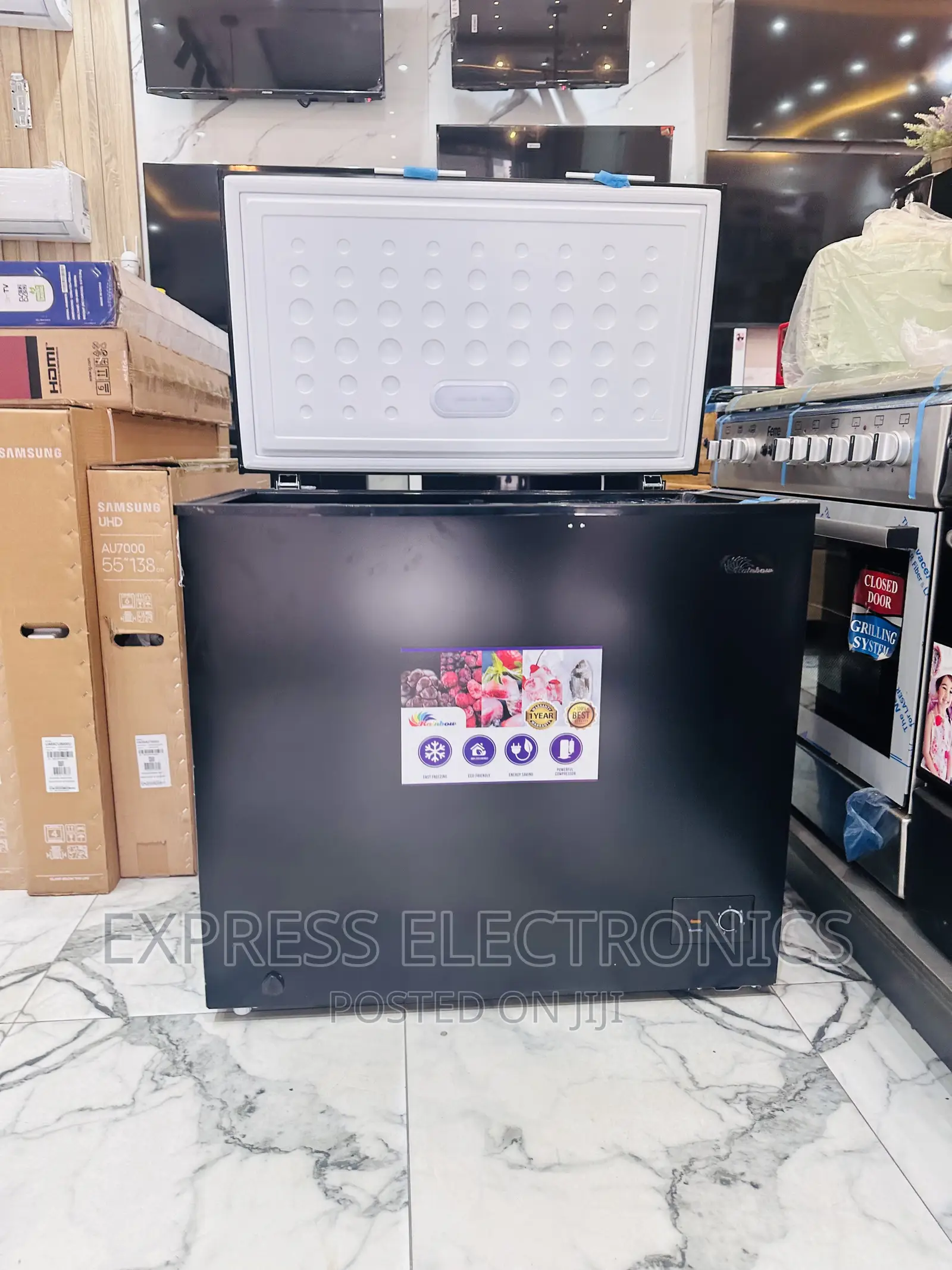 Chill Zone Chest Freezer Single Door Rainbow 200L