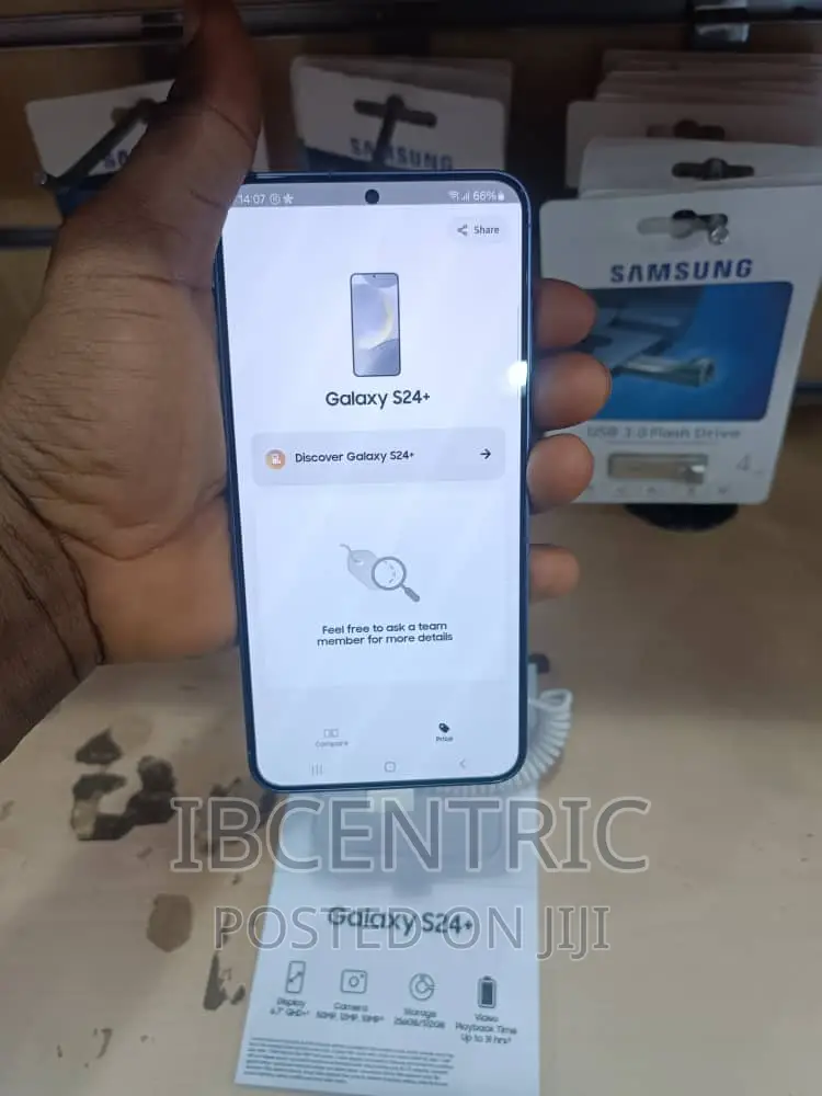 New Samsung Galaxy S24 Plus 256 GB Black
