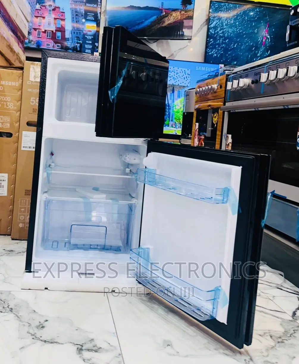 Frosty Twin Double Door Fridge Pearl 100T