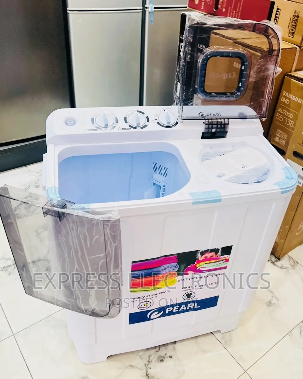 Wash Master Topload Twintub Pearl 7kg Washing Machine