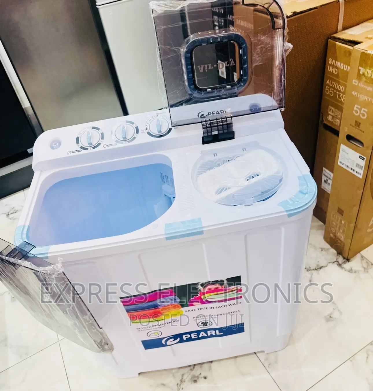 Spin Cycle Washing Machine Pearl 7kg Topload
