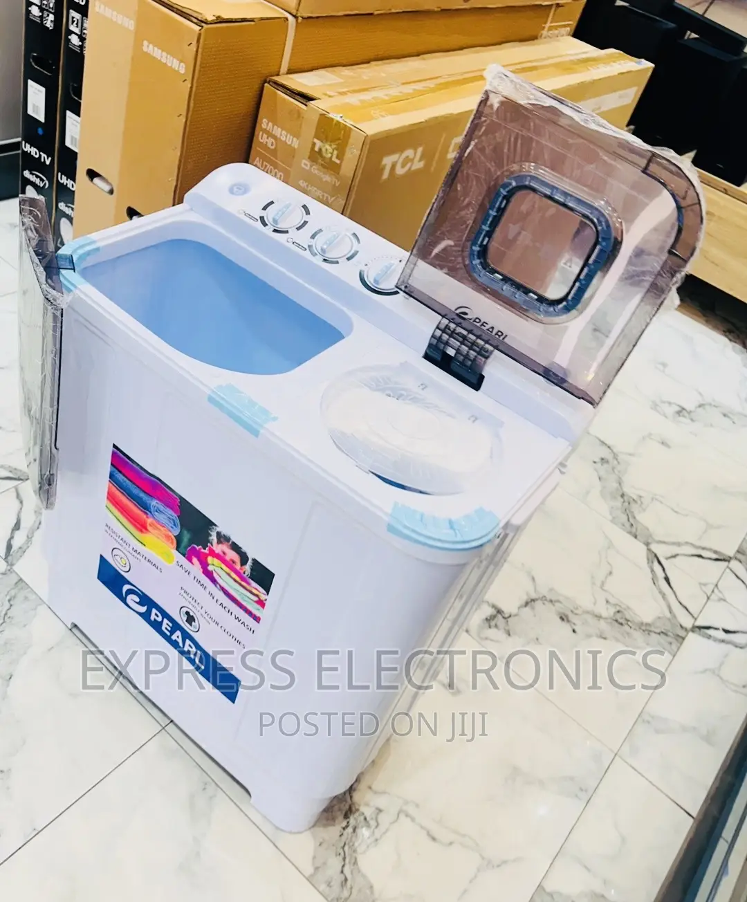 Wash Master WM Spin Pearl 12kg Topload White 