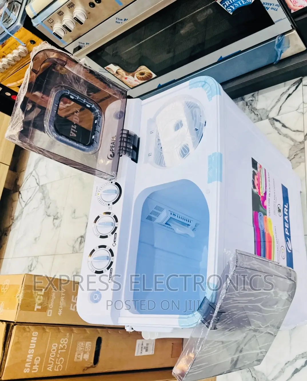 Washing Machine 12kg Topload Twintub Petal Spin and Wash.