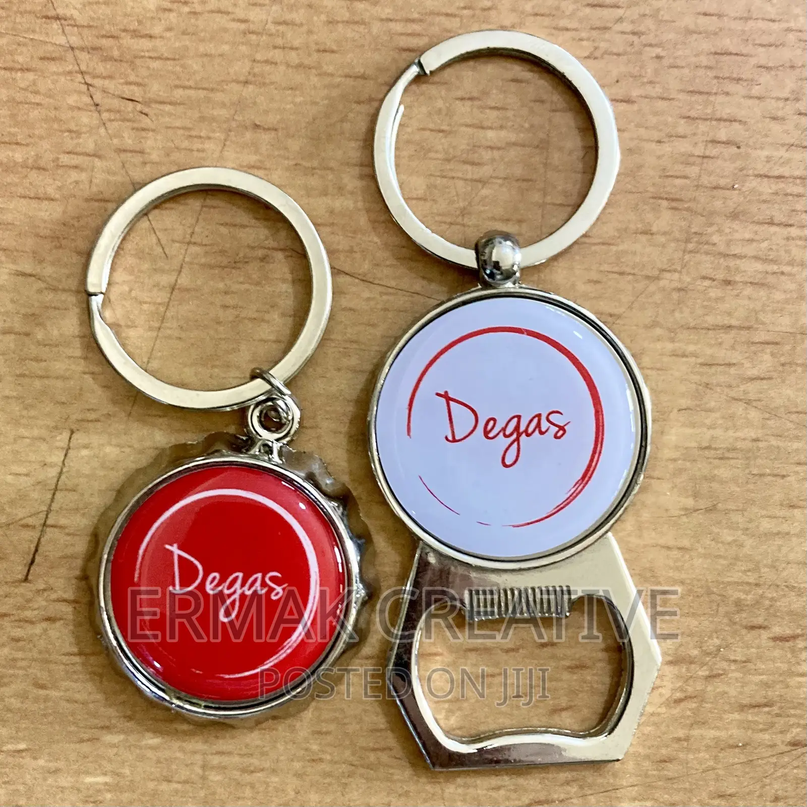 Metallic Doming Keyring