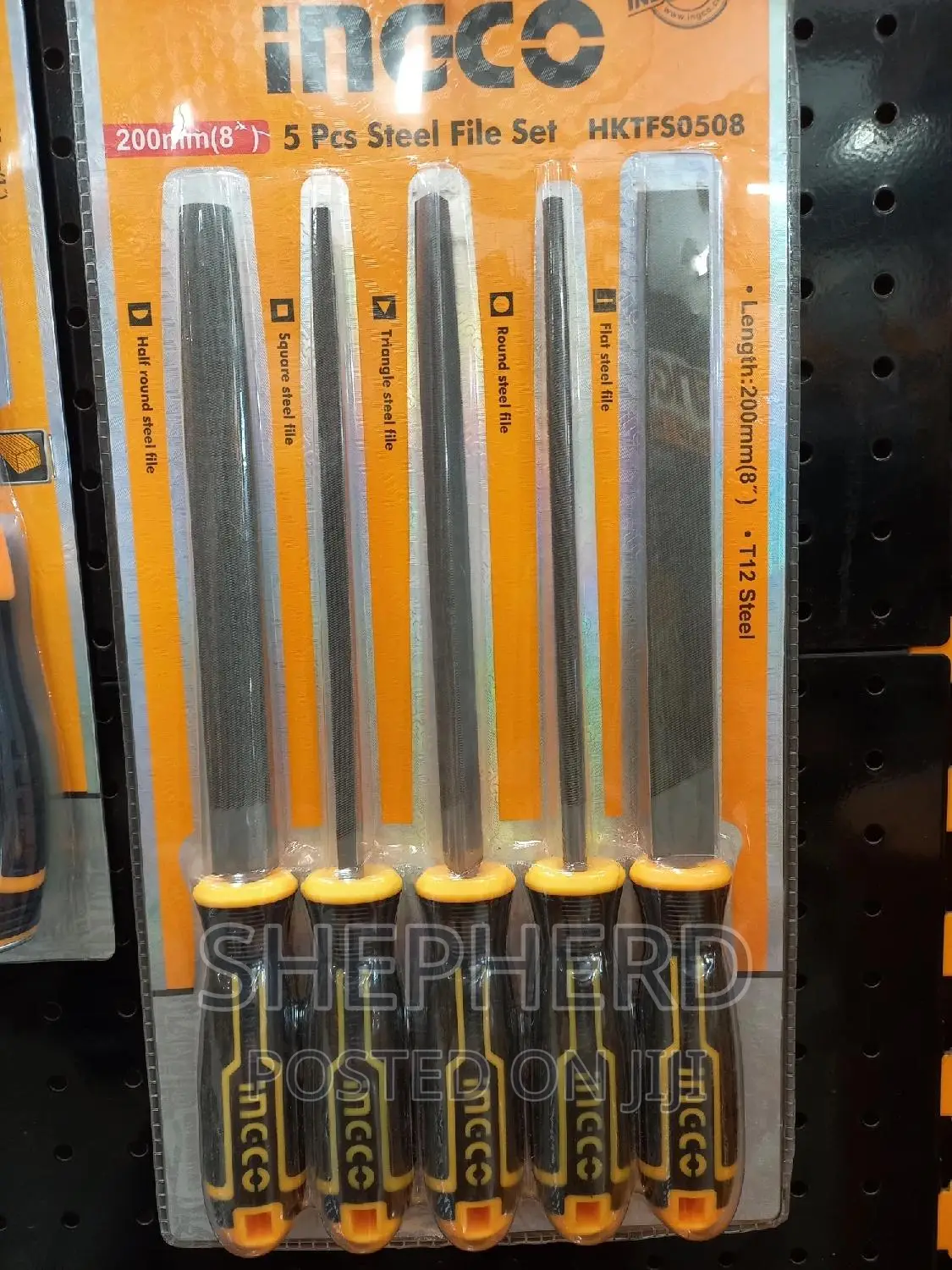 5pcs Steel File Set