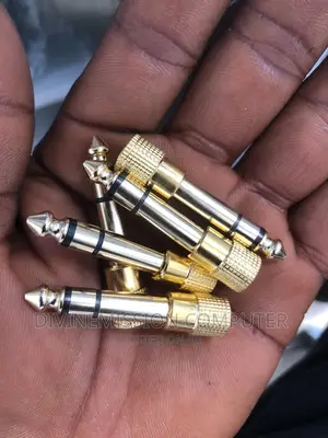 Aux Converter, 3.5mm Female to Male Converter 6.35mm