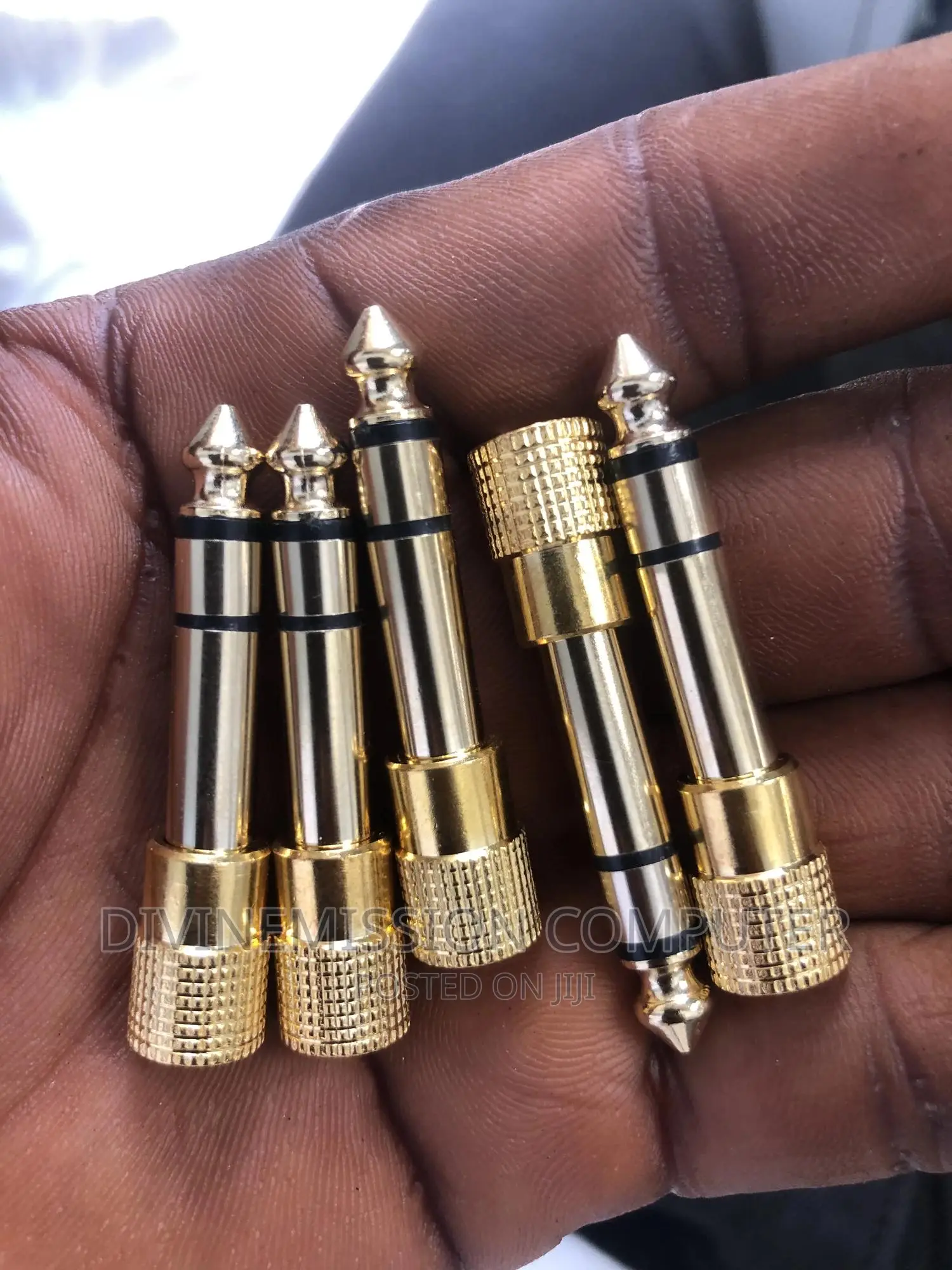 Aux Converter, 3.5mm Female to Male Converter 6.35mm